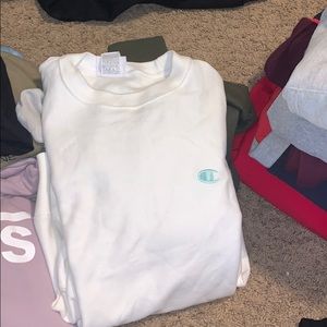 White champion crewneck